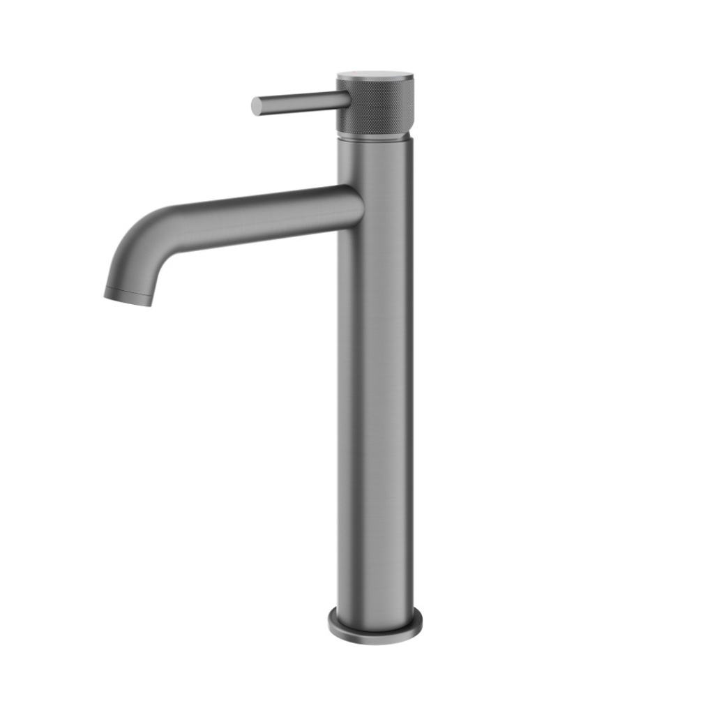 Product Cut out image of the Abacus Iso Pro Anthracite Tall Mono Basin Mixer